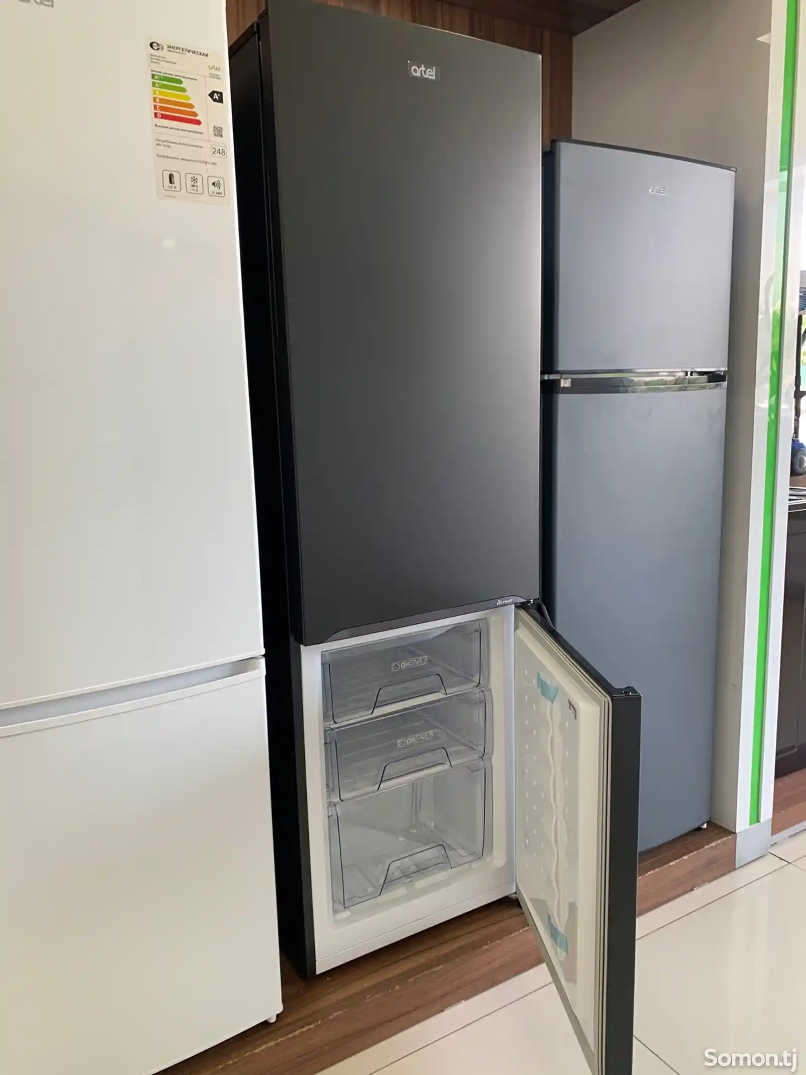Холодильник 345 серый-1
