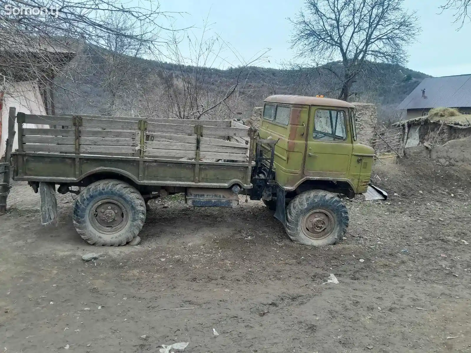 Бортовой грузовик Газ 66, 1989-3