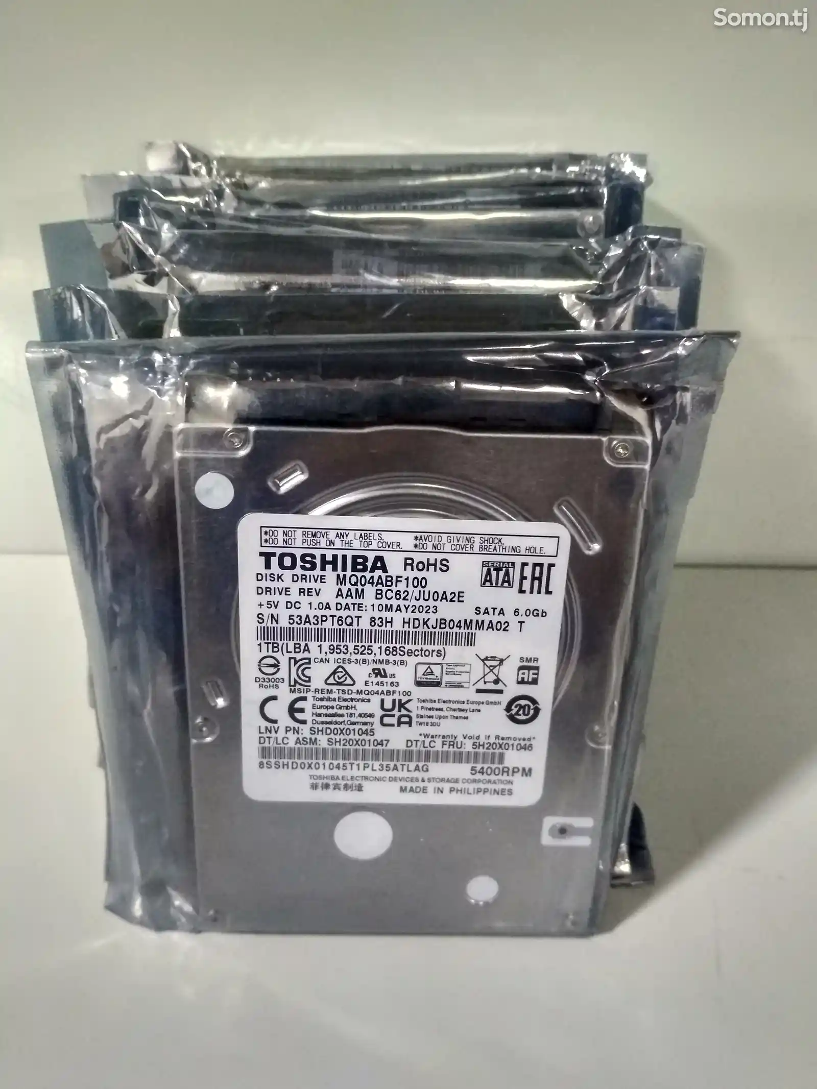 Жёсткий диск для ноутбуков Toshiba 1TB-2