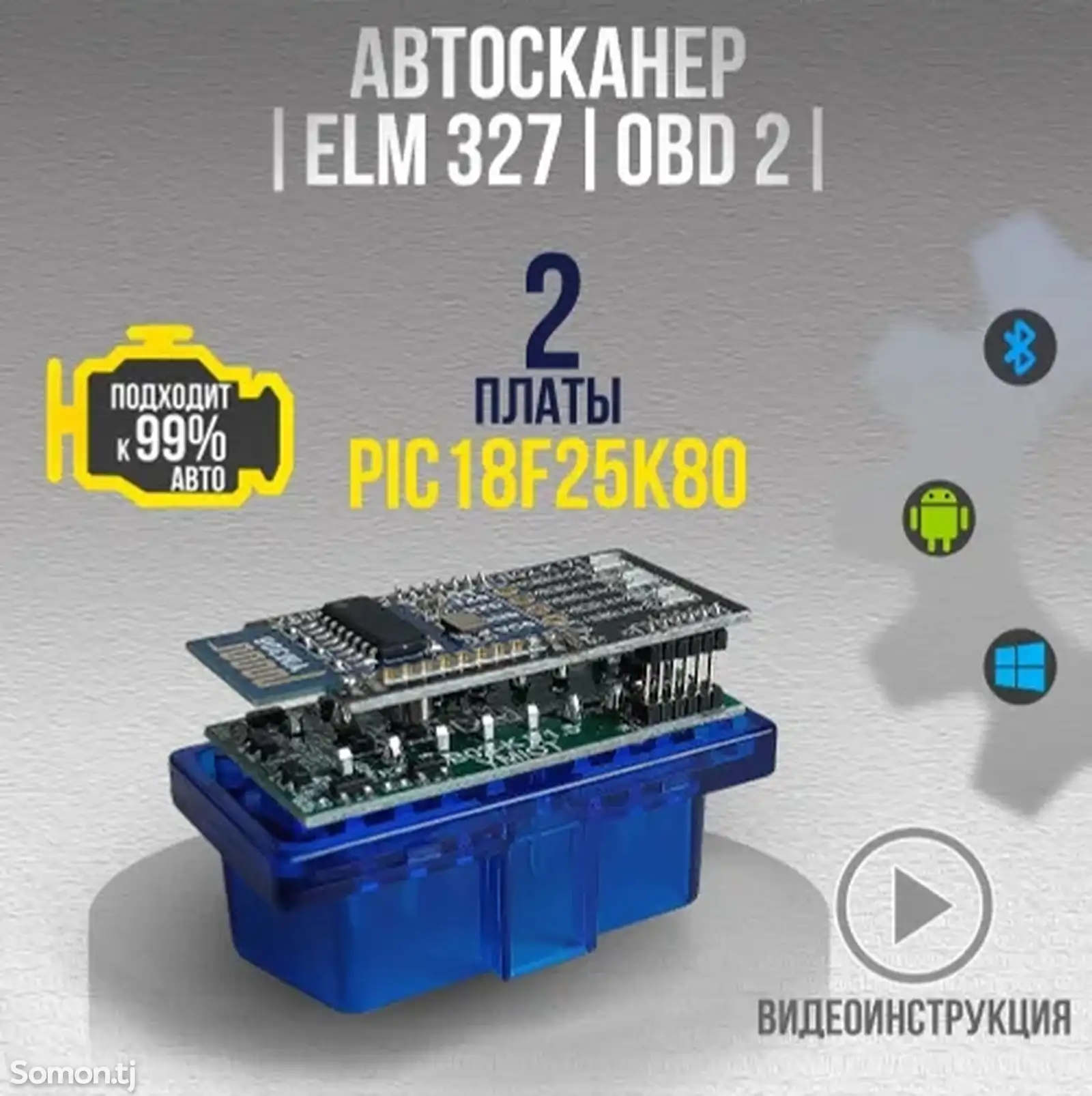 Автосканер OBD2 ELM327 v1.5