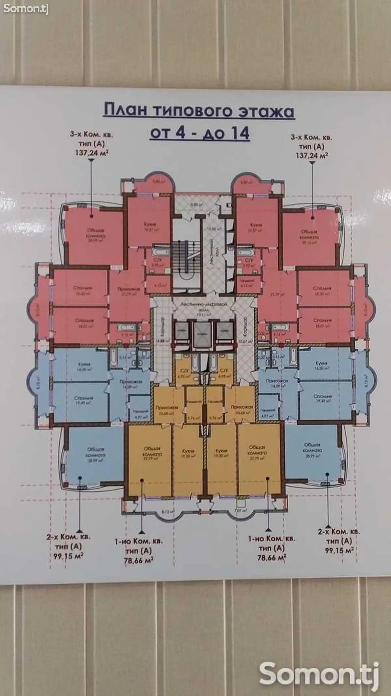 1-комн. квартира, 7 этаж, 80 м², Театр оперы и балета, Нац. Банк-4