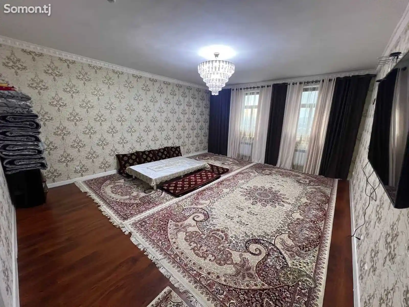 3-комн. квартира, 15 этаж, 128 м², Исмоили Сомони, улица Рудаки 126 дом Пром Италия-2