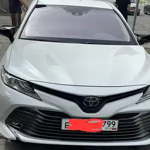 Лобовое стекло фиолетовый на Toyota Camry 6