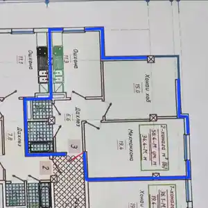 2-комн. квартира, 2 этаж, 56 м², Гулистон