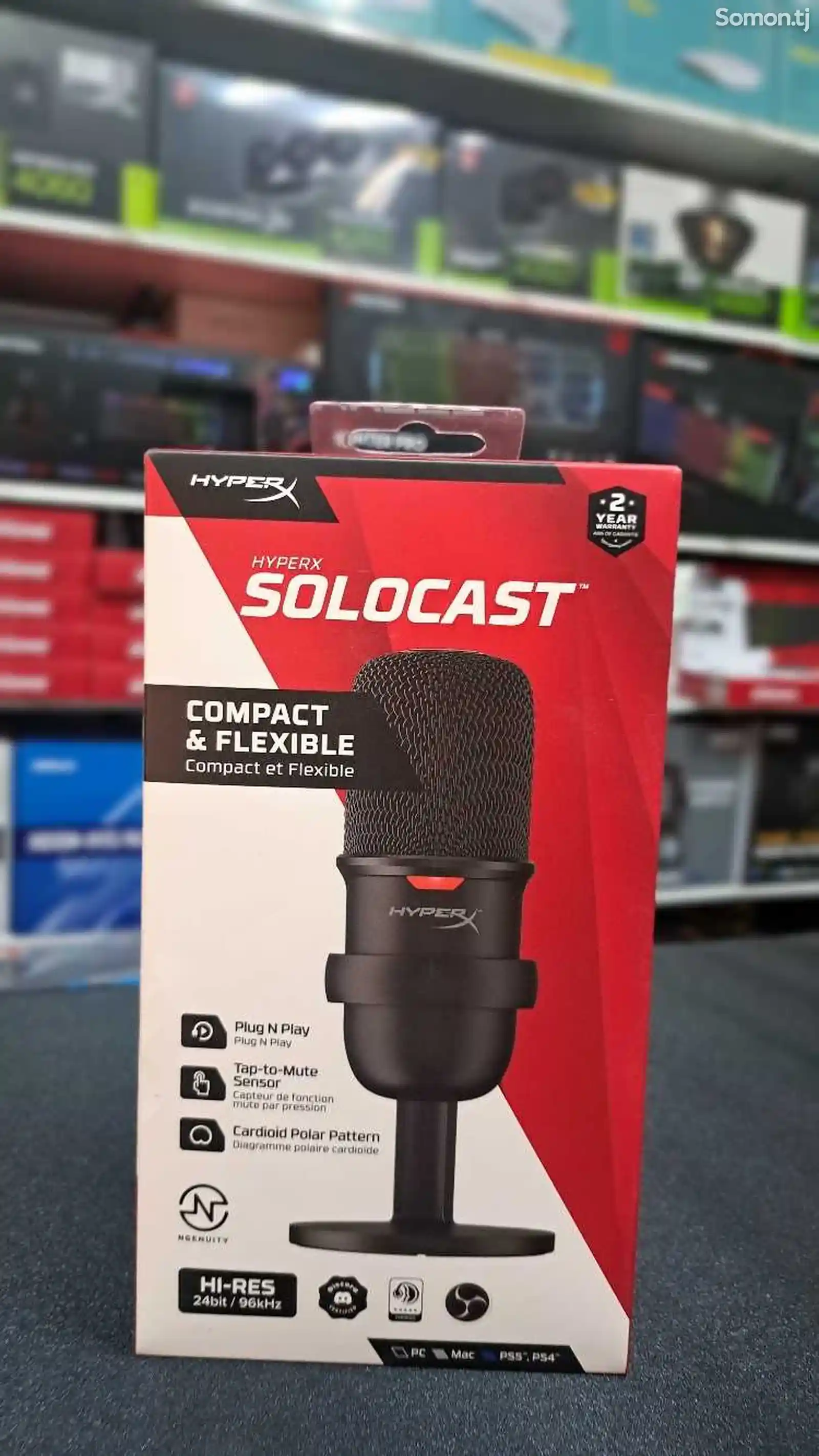 Микрофон HyperX SoloCast черный-1