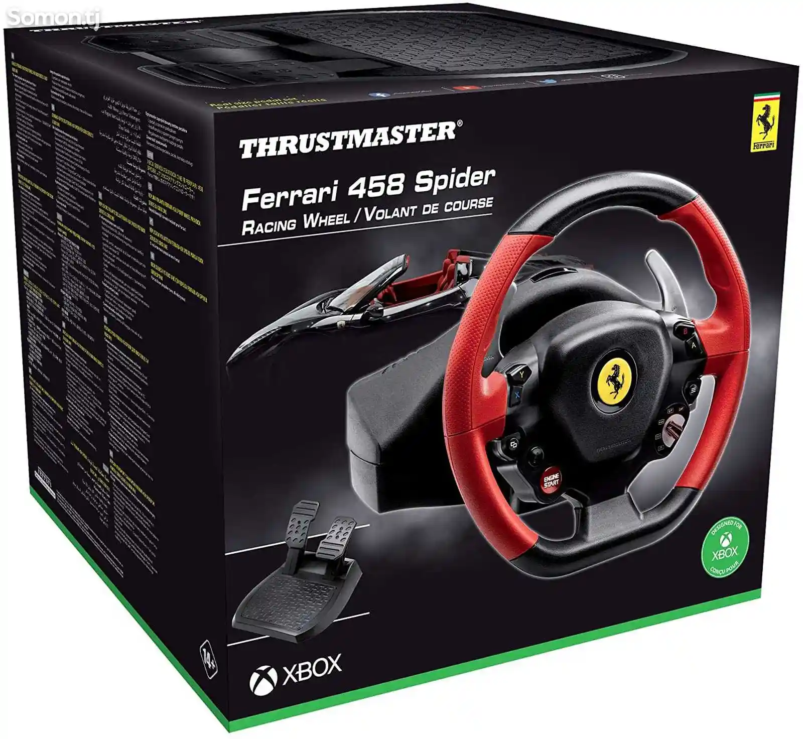 Гоночный руль Thrustmaster Ferrari 458 Spider для Xbox One-5