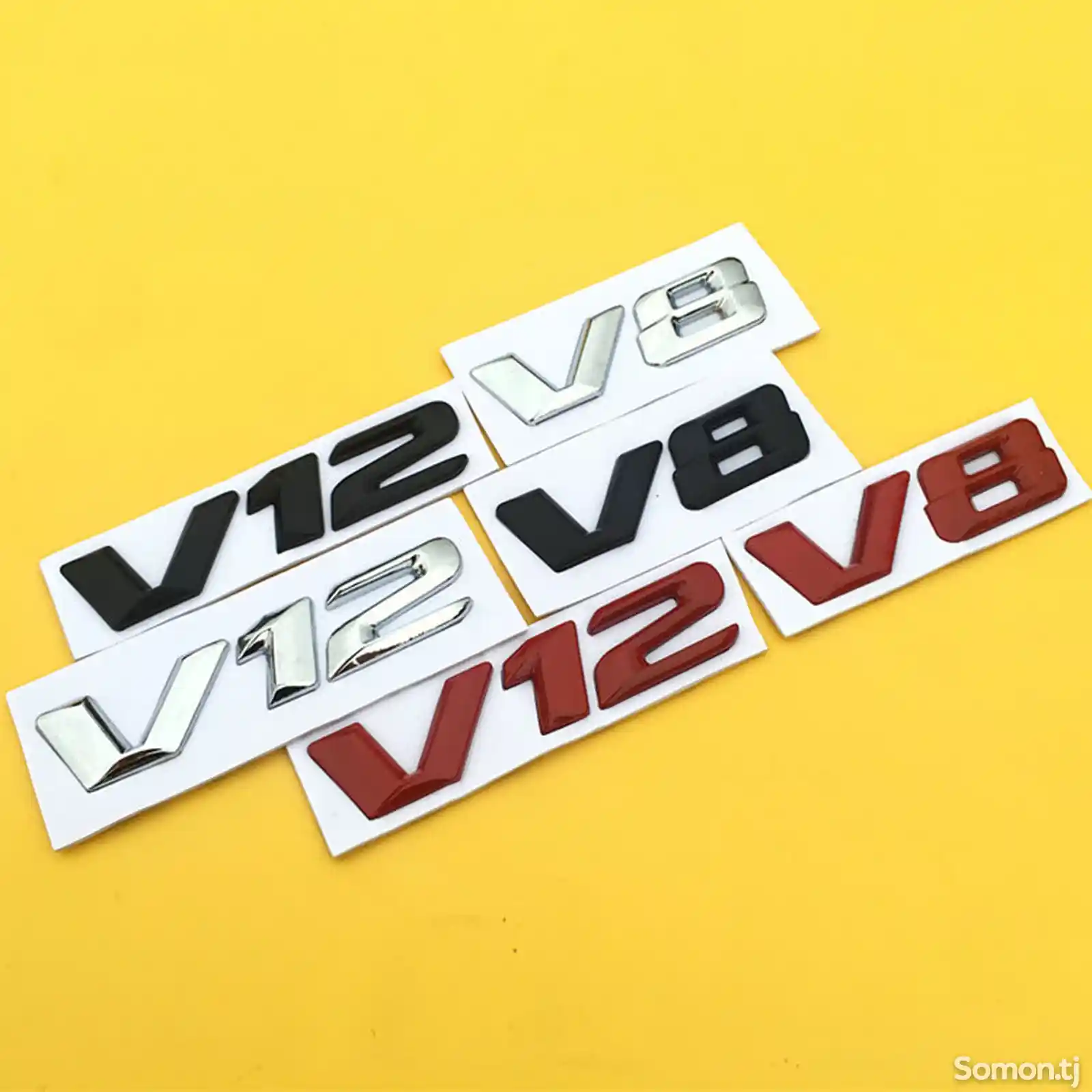 Хромированный пластик ABS/Логотип v8 v12-1