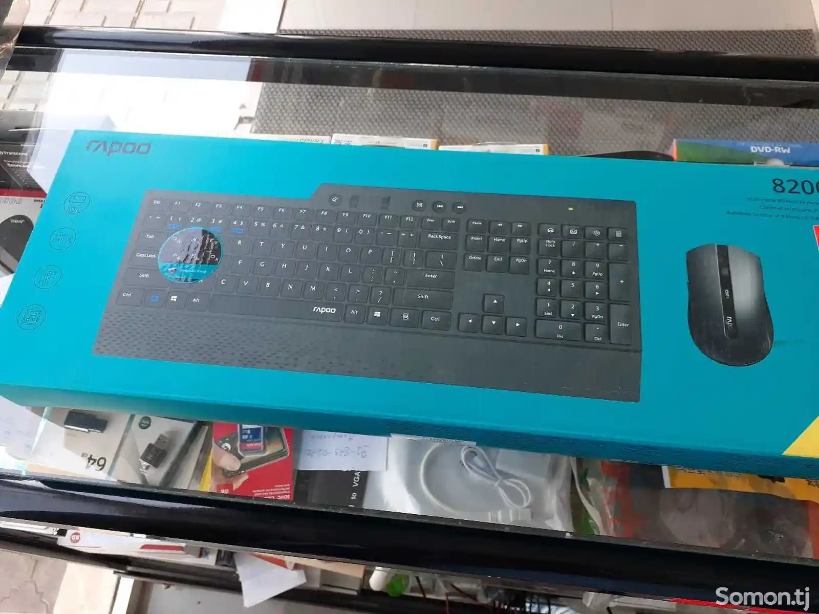 Беспроводная клавиатура с мышкой от Rapoo 8200T-2