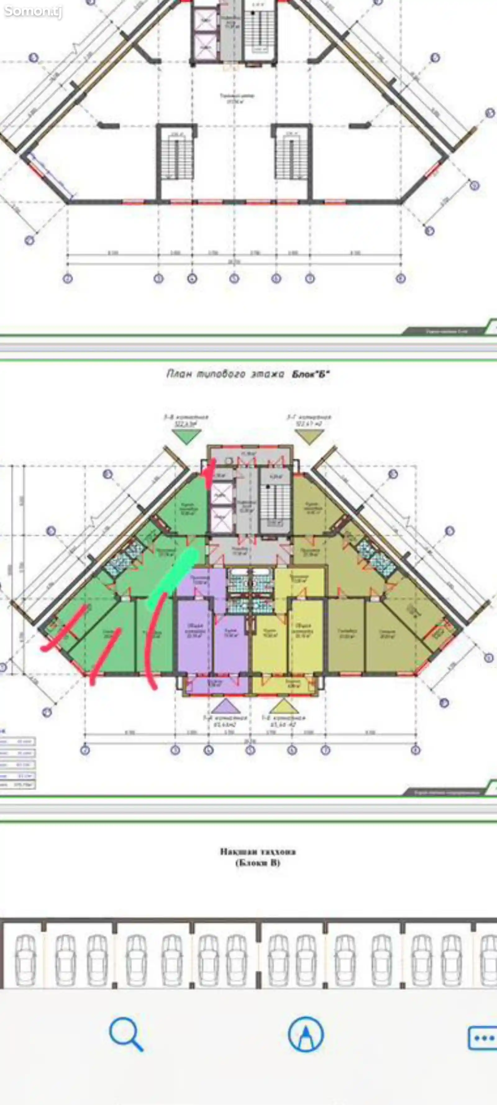 3-комн. квартира, 6 этаж, 122 м², 102 мкр-2