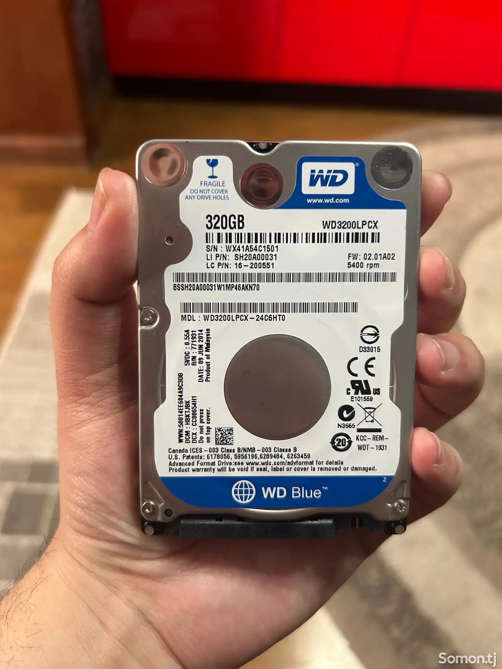 Жёсткий диск 320GB для ноутбука-1