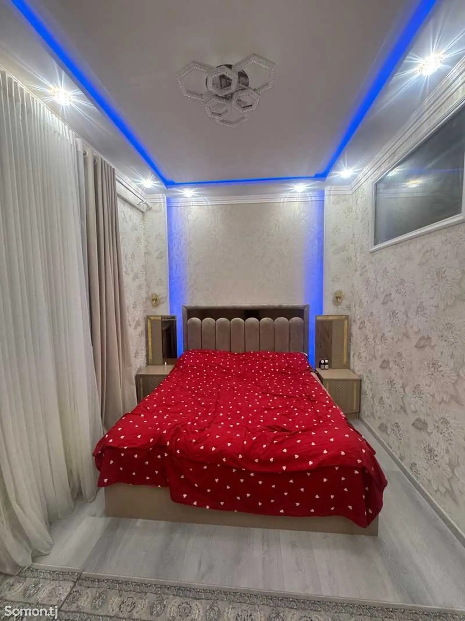 2-комн. квартира, 12 этаж, 60м², И.Сомони Рынок Мехргон-1