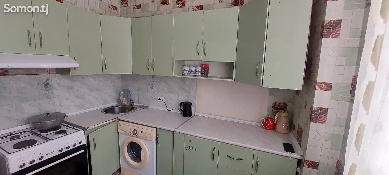 Комната в 1-комн. квартире, 1 этаж, 42 м², Шохмансур (жилмасти)-5