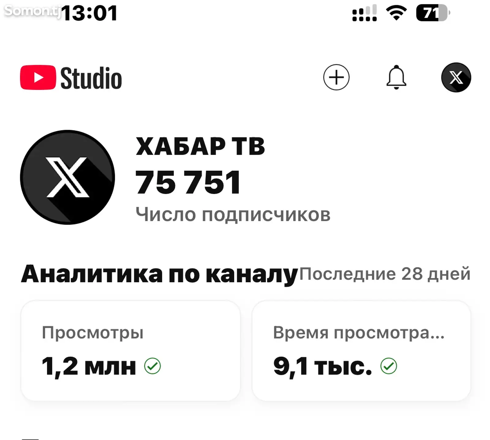 Канали YouTube Хабар ТВ