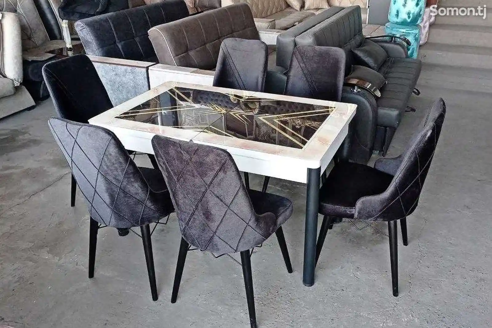 Кухонный комплект стол со стульями Turkiye hi-tech-2