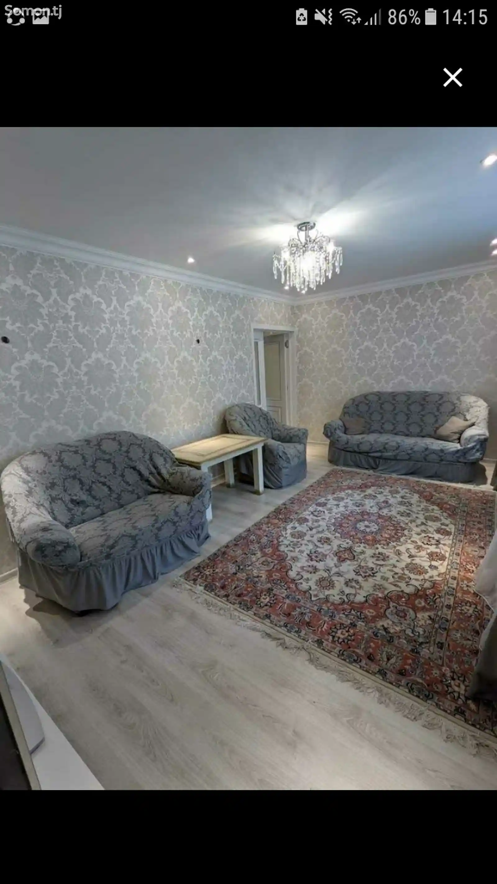 2-комн. квартира, 1 этаж, 55м², супермаркети шохон-3