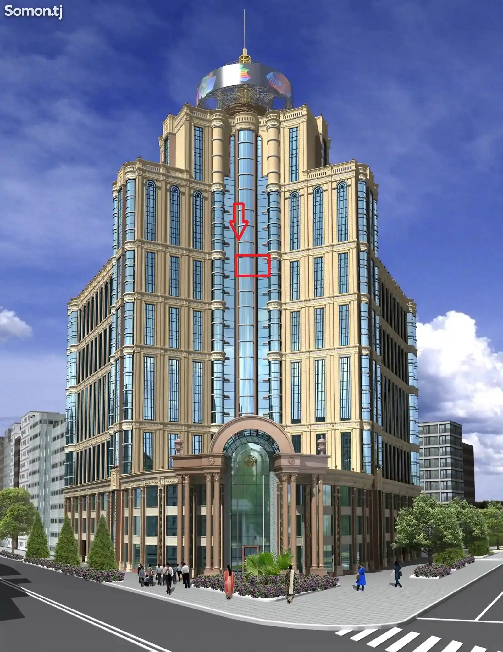 2-комн. квартира, 9 этаж, 70м², Шохмансур, Ватан-11