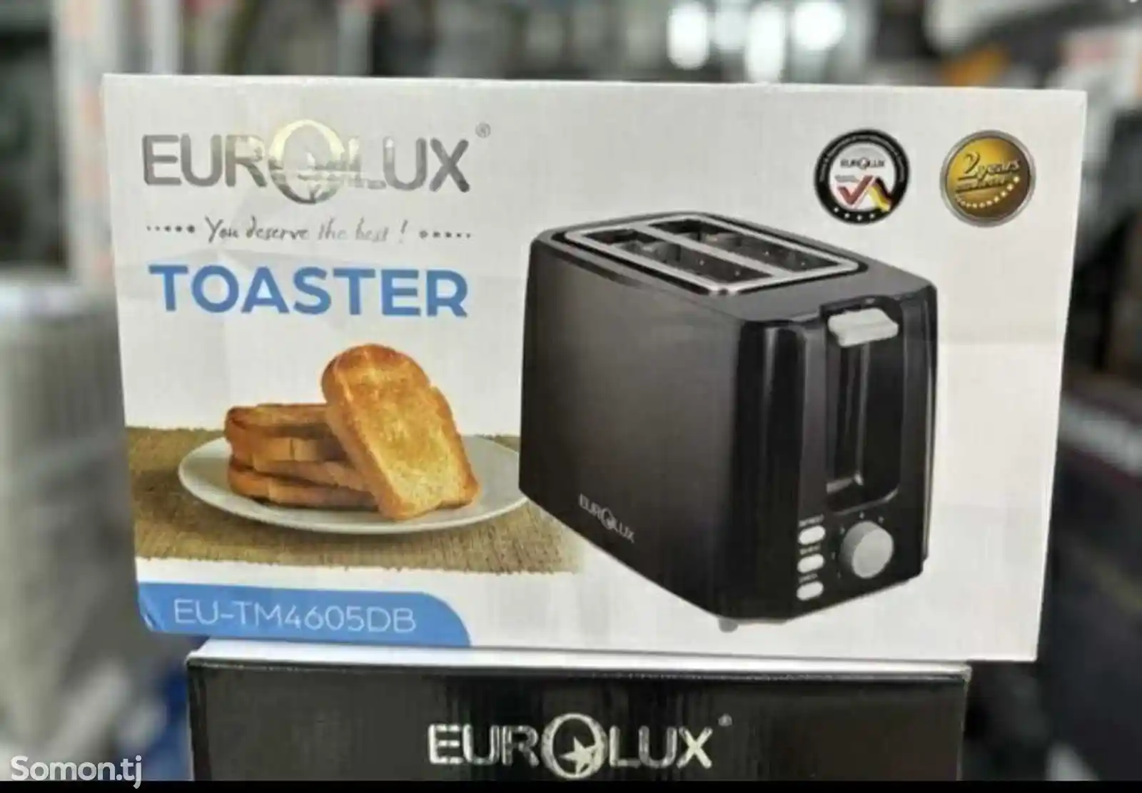 Хлебопечка тостер Eurolux