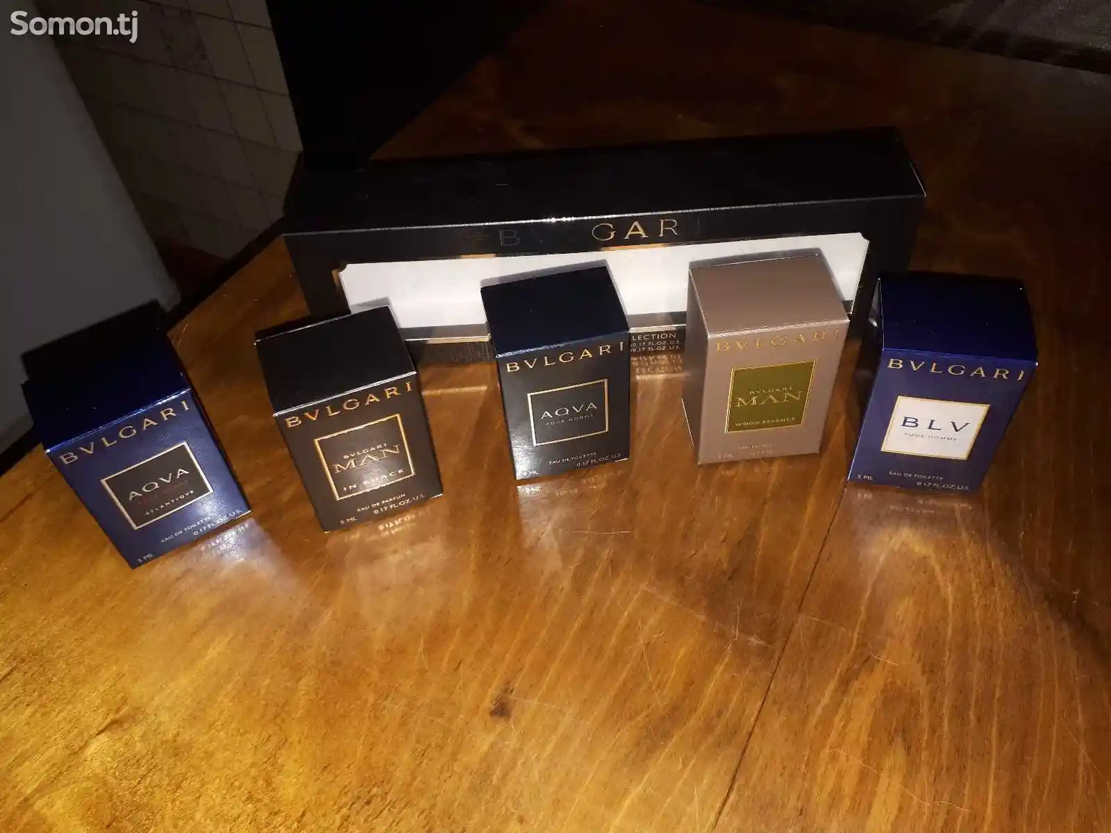 Набор мужского парфюма от Bulgari по 5мл-4