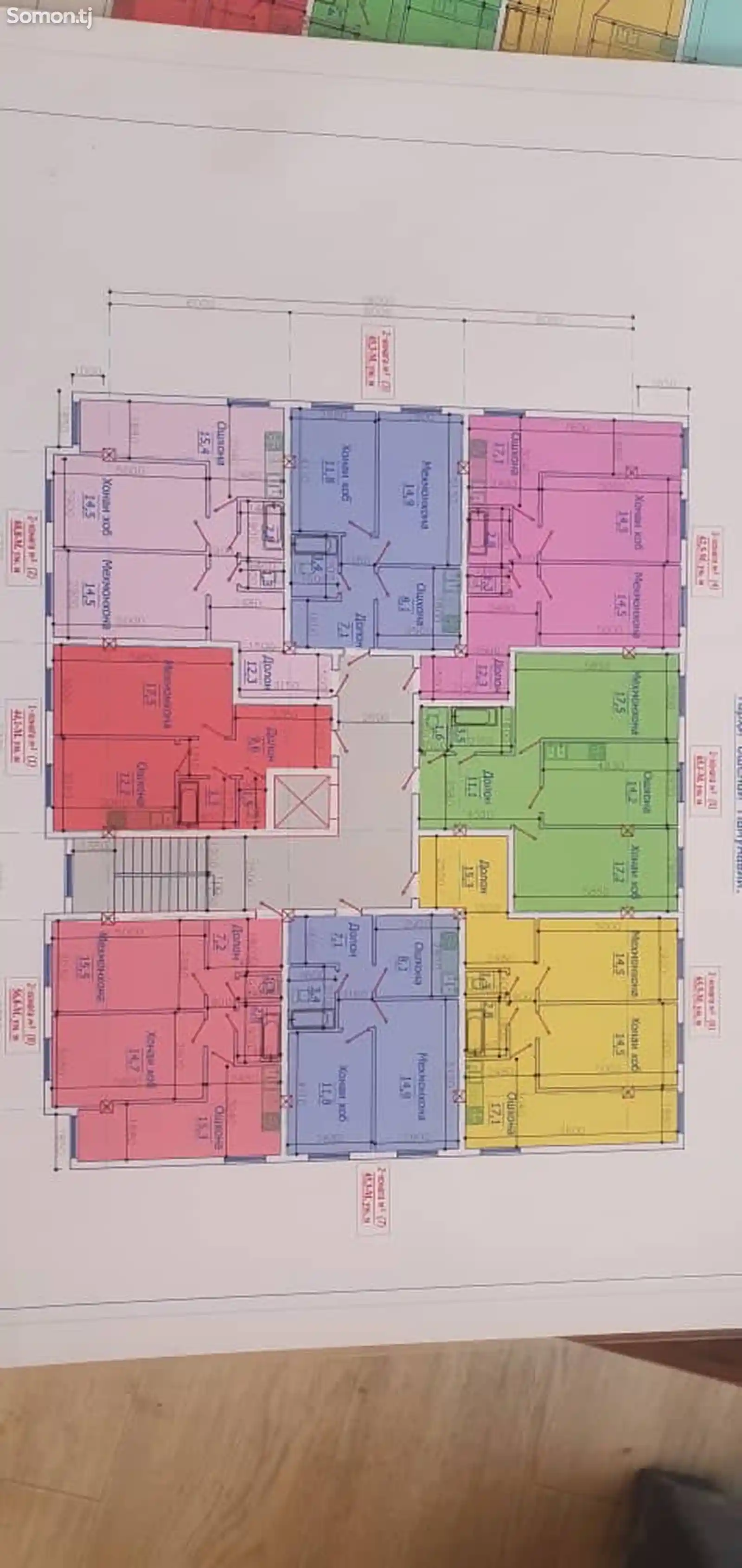 2-комн. квартира, 2 этаж, 52 м², п .Ленинград-8