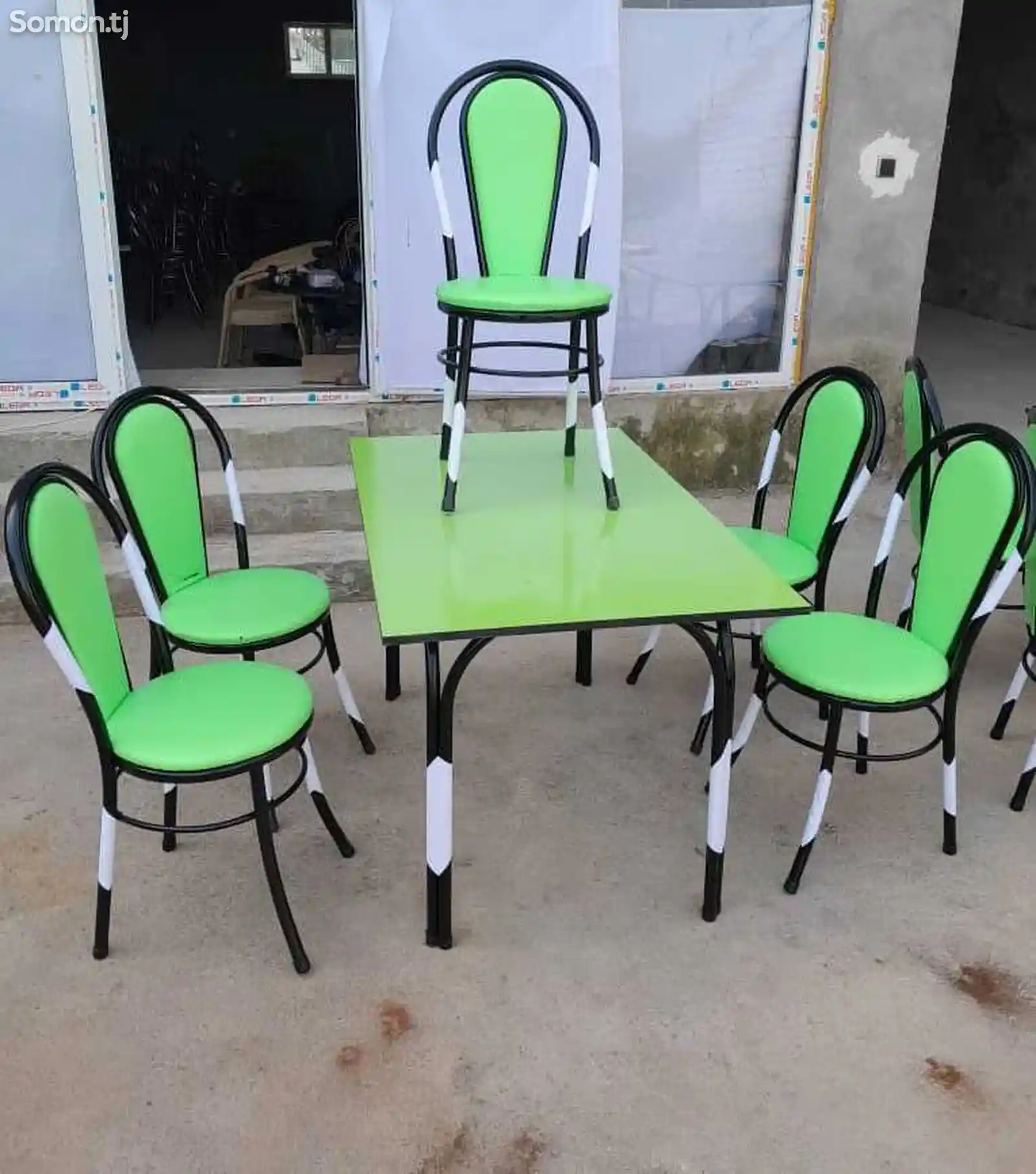 Стол со стульями,8632-2