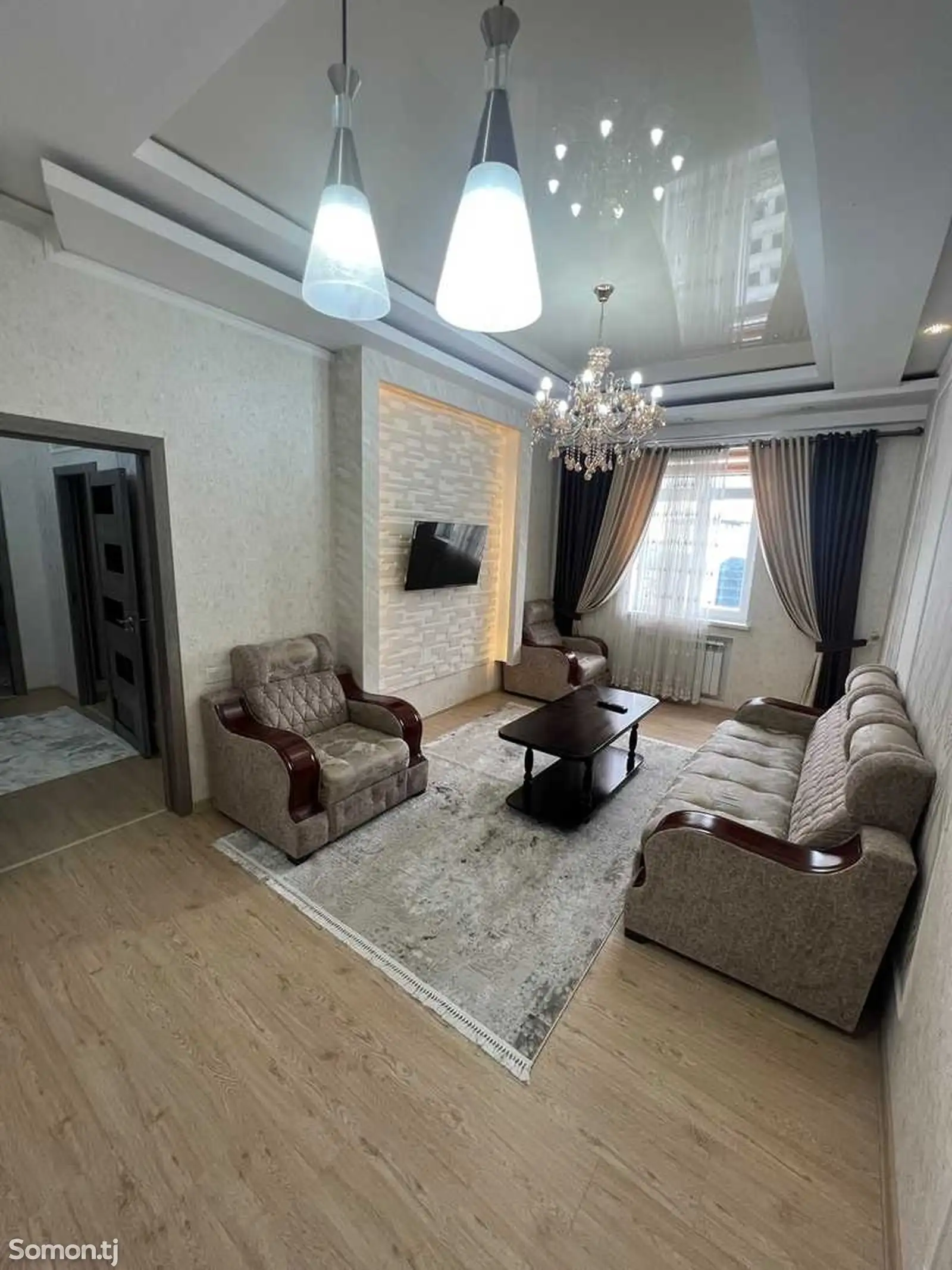 3-комн. квартира, 13 этаж, 95м², И.Сомони, Пединститут, Сафо-1