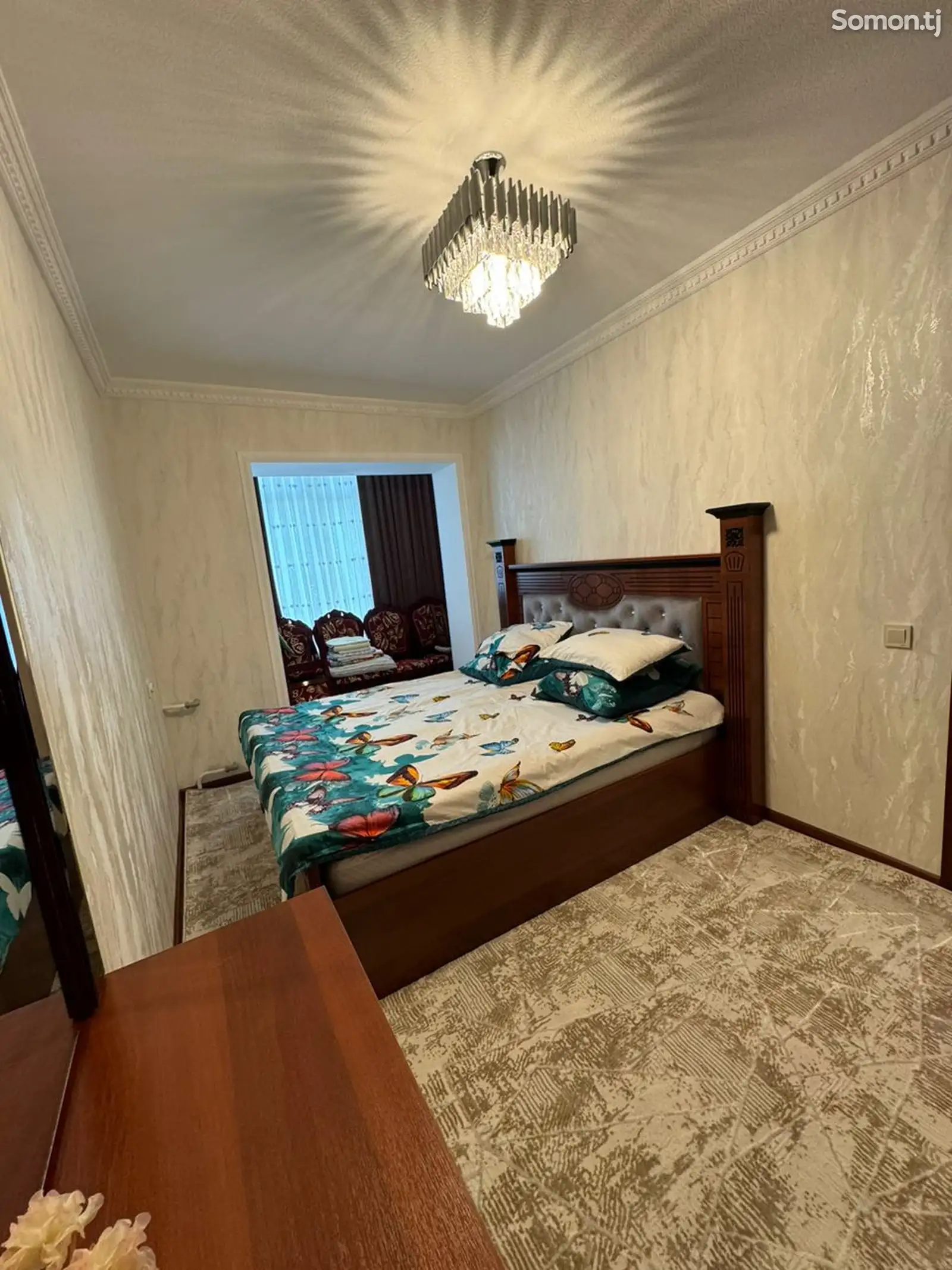 3-комн. квартира, 4 этаж, 80м², Исмоили Сомони-1