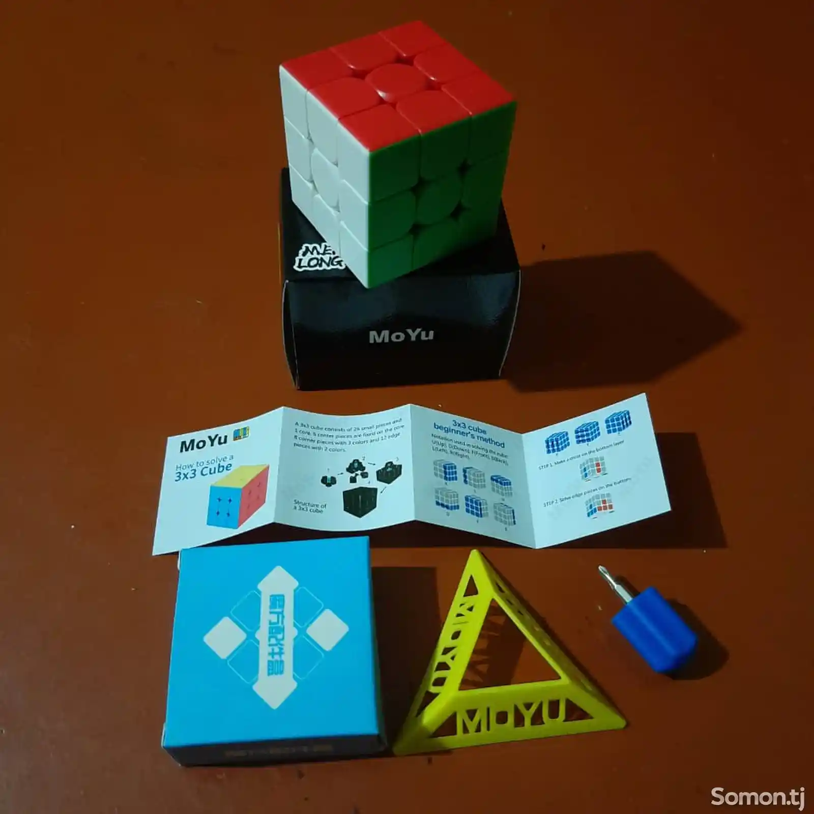 3х3х3 кубик Рубика магнитный крашенный, MoYu-3