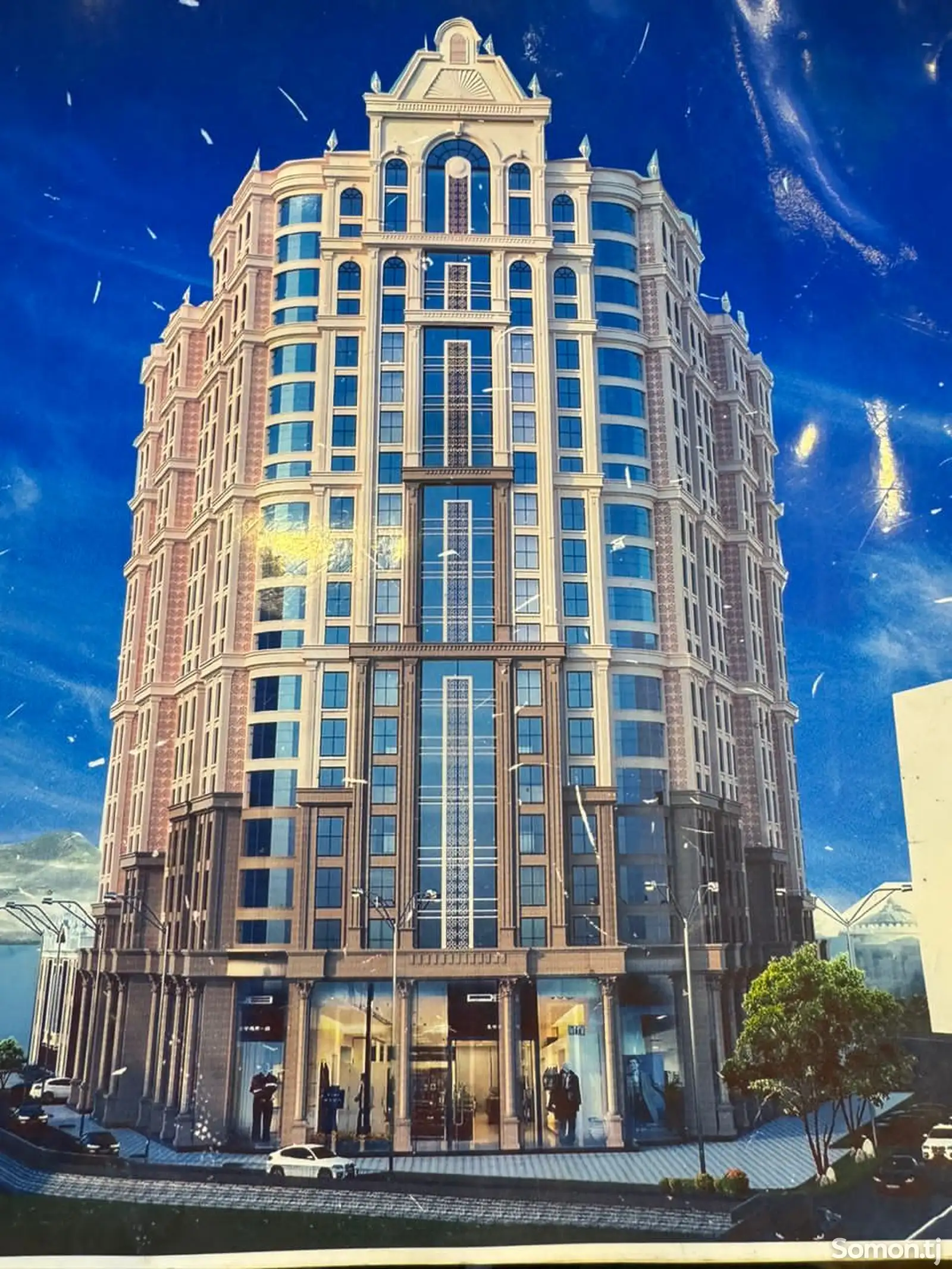 2-комн. квартира, 11 этаж, 81 м², И. Сомонӣ-1