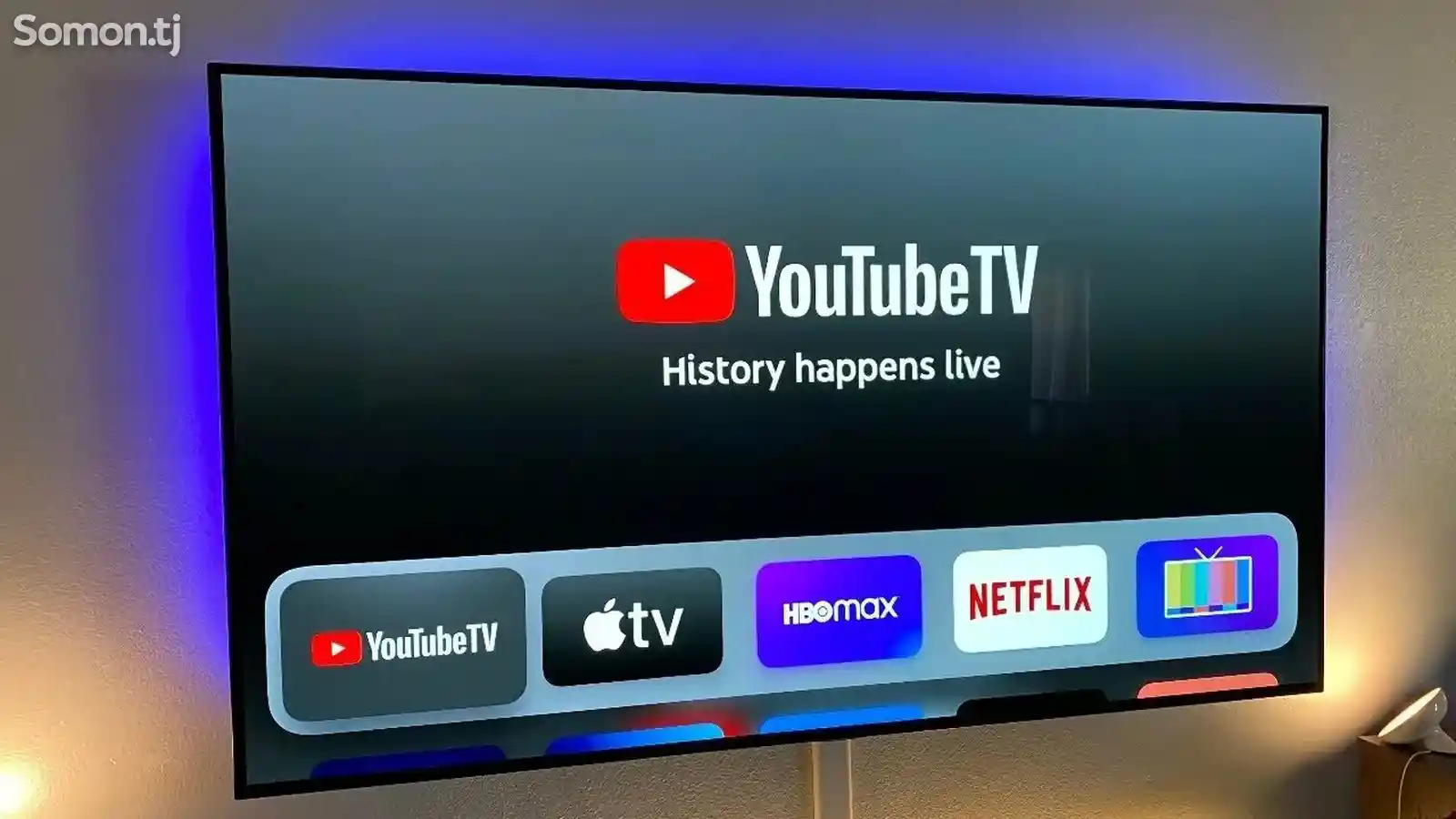 Подключение YouTube к Smart TV - связываем с аккаунтом телевизор-1