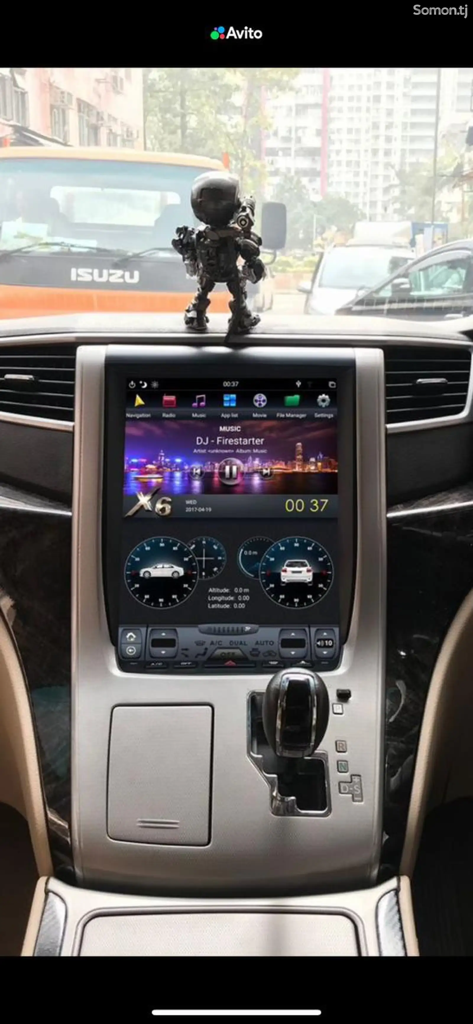 Магнитола Android от Toyota Alphard Velfare-1