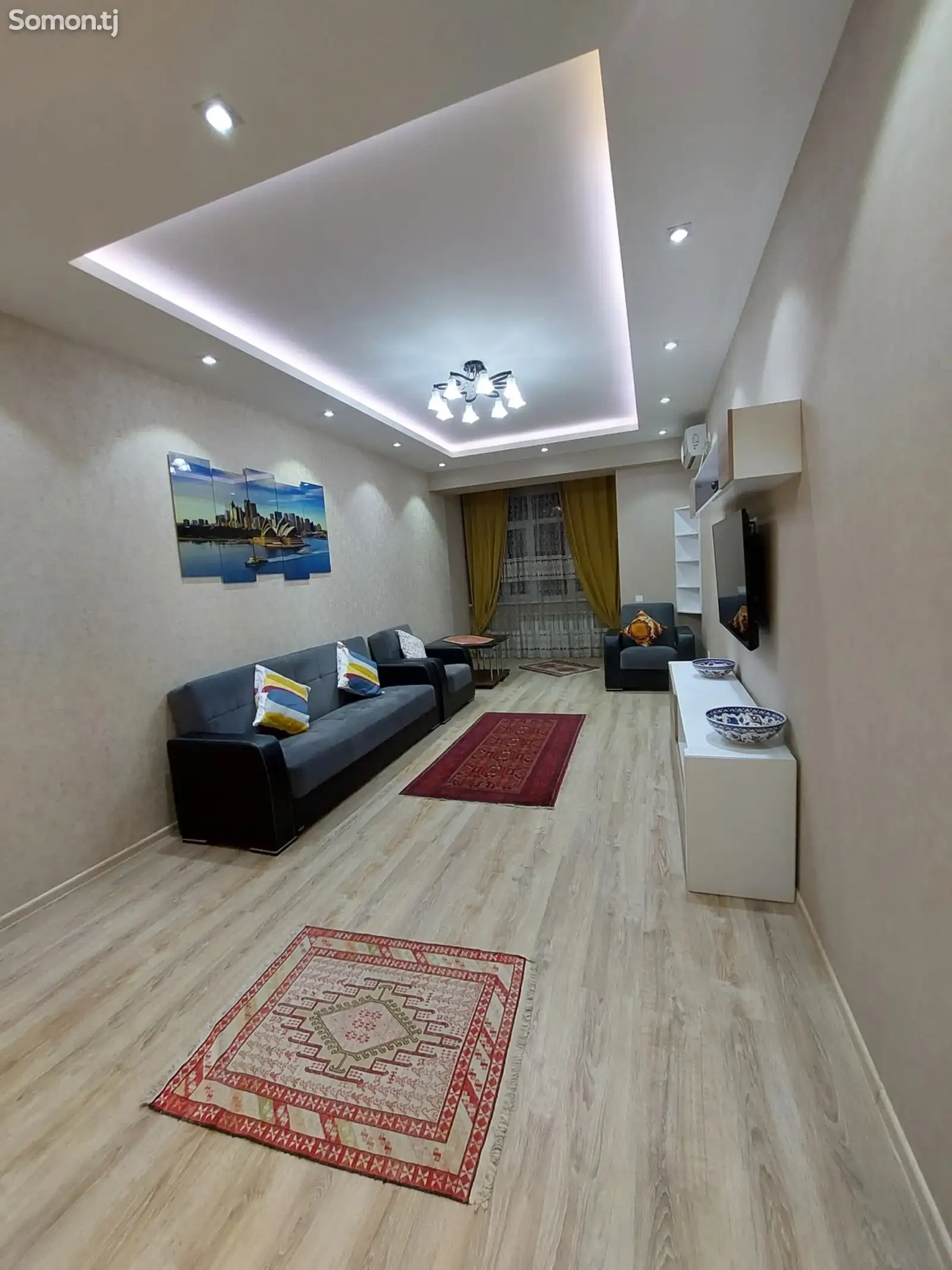 2-комн. квартира, 12 этаж, 110м², Шохмансур-1