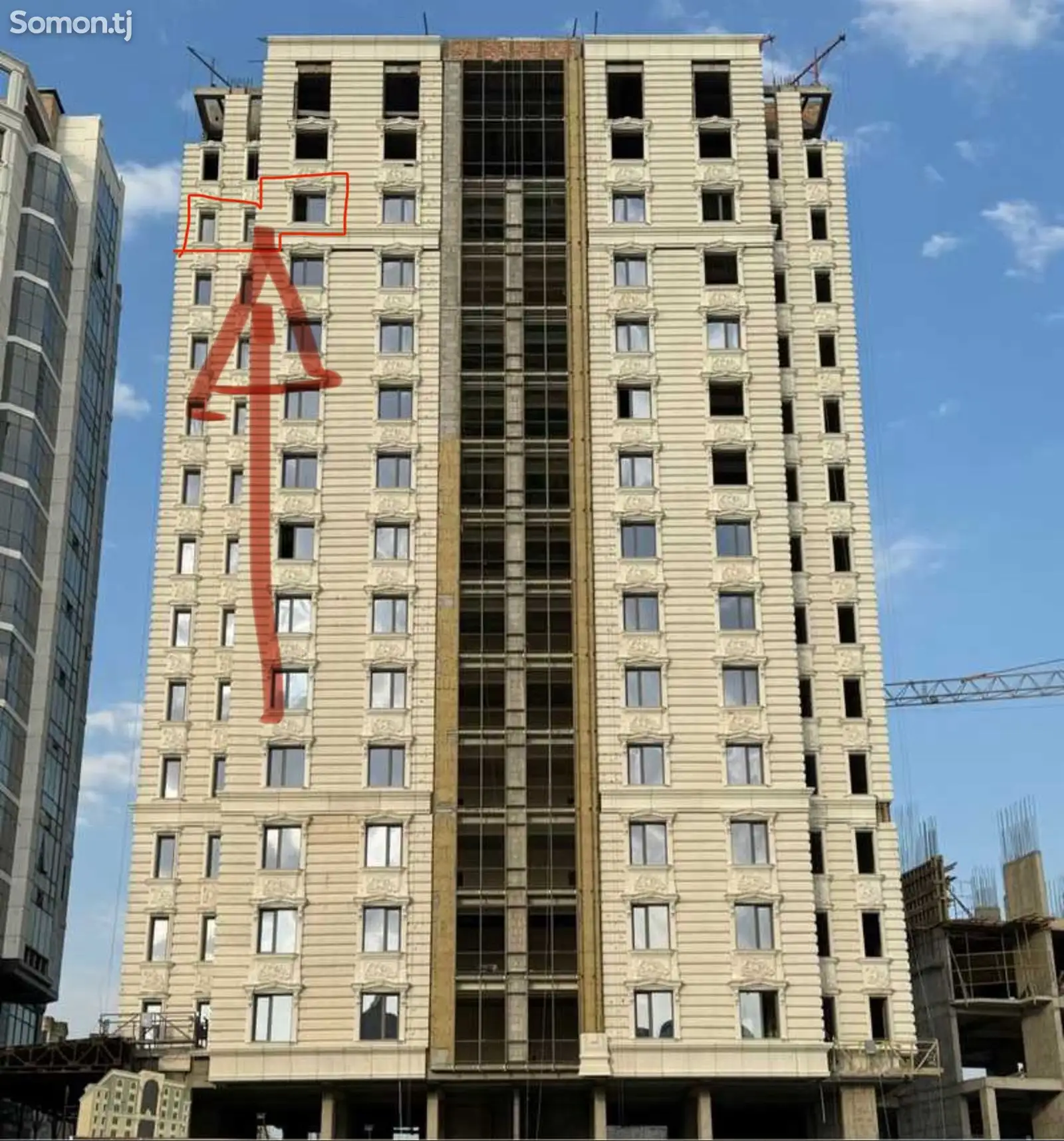 3-комн. квартира, 12 этаж, 84 м², 20 мкр-4