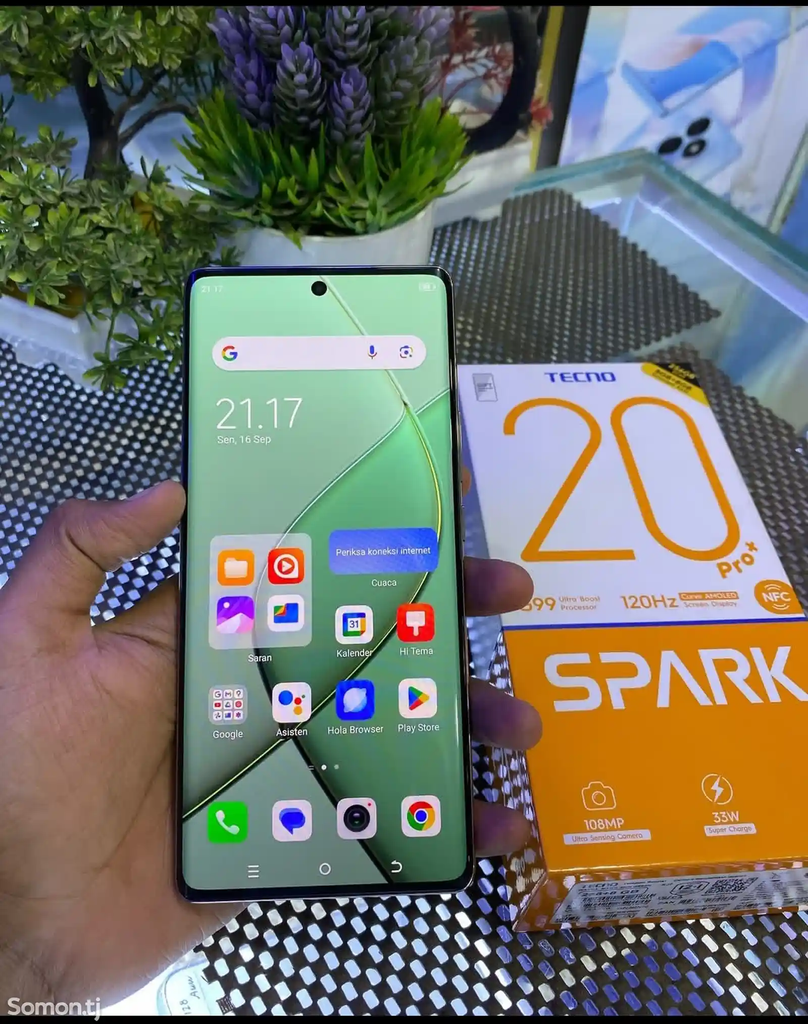 Tecno Spark 20 Pro Plus Edge 8+8/256Gb Global Version 108Mp-4