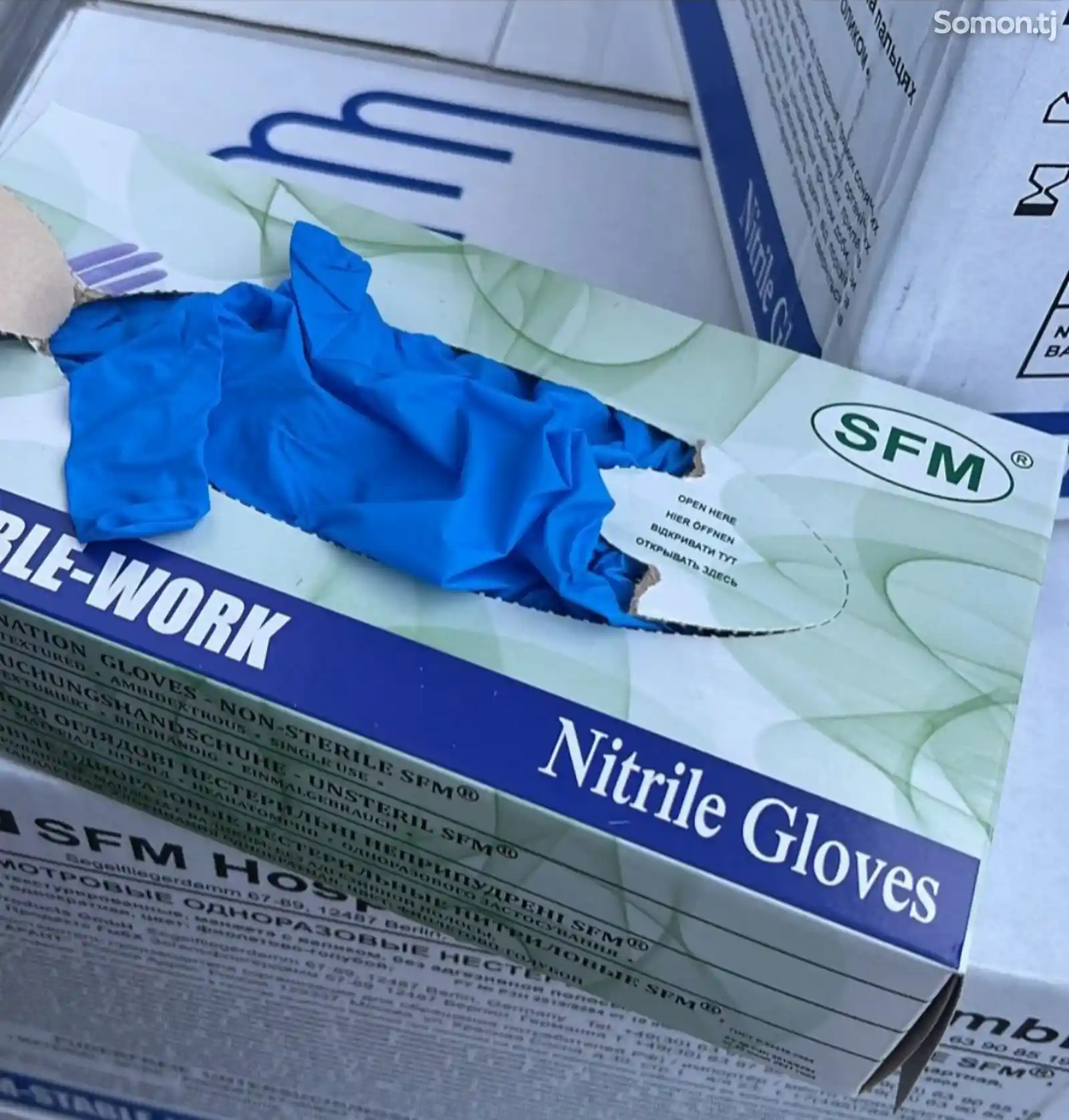 Нитриловые перчатки оптом-2