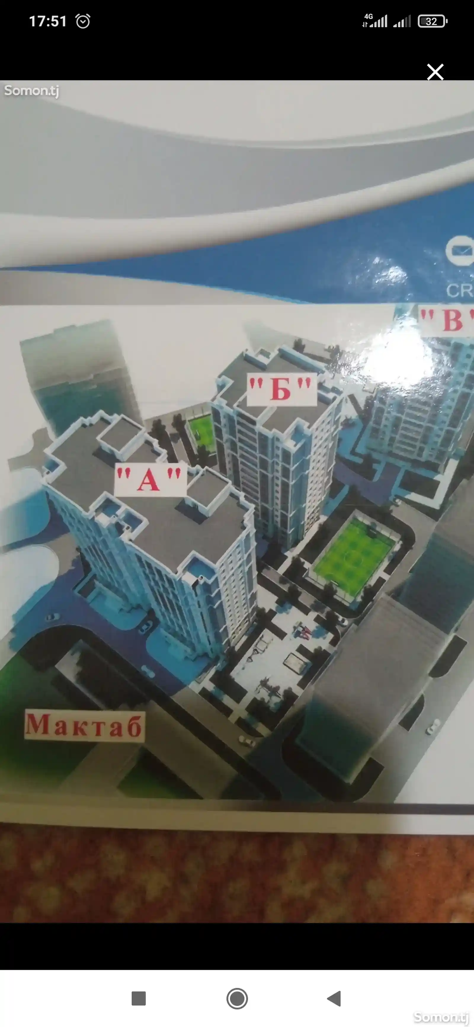 3-комн. квартира, 12 этаж, 59 м², 3 база-6