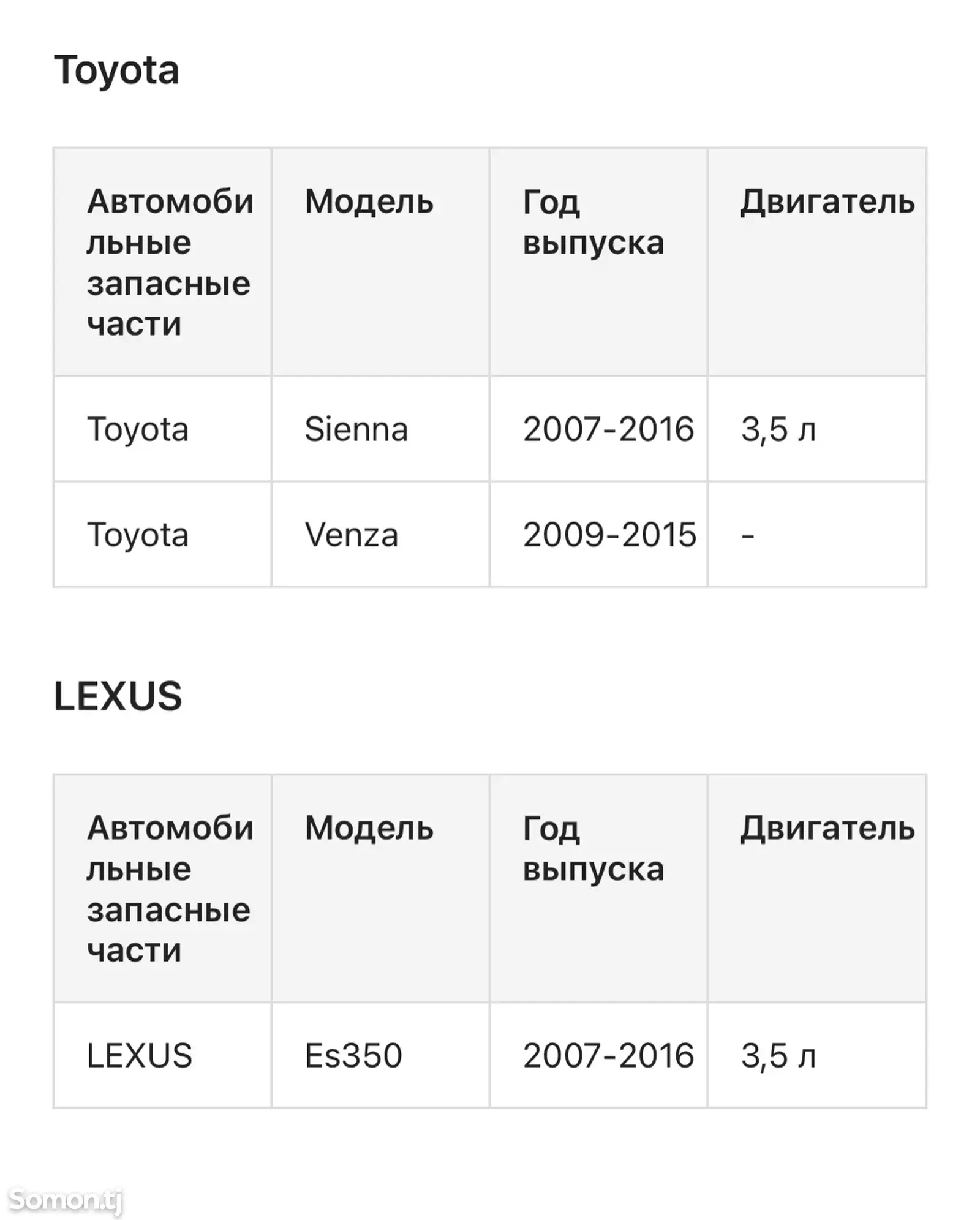 Компрессор для Toyota и Lexus ES350-5