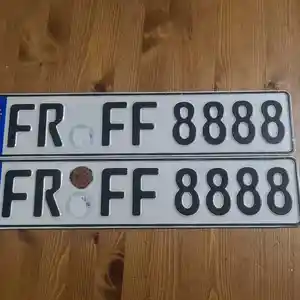 Гос. номера FR FF 8888