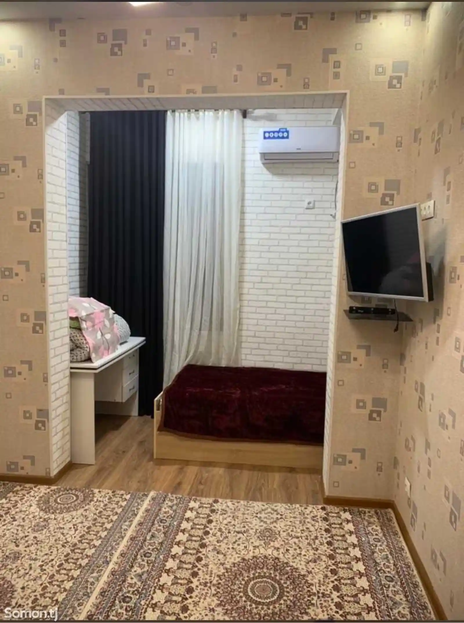 2-комн. квартира, 6 этаж, 53м², Сомони-5