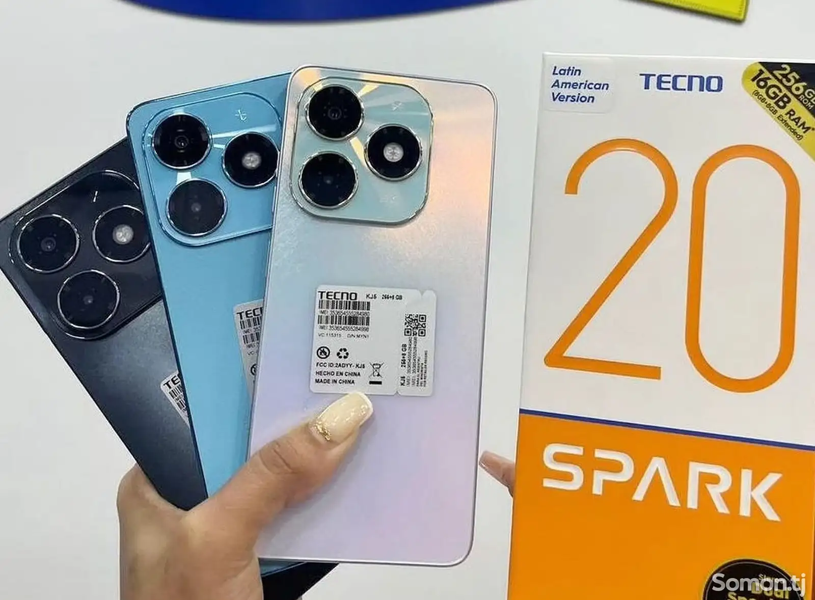 Tecno Spark 20 16/256Gb blue-1