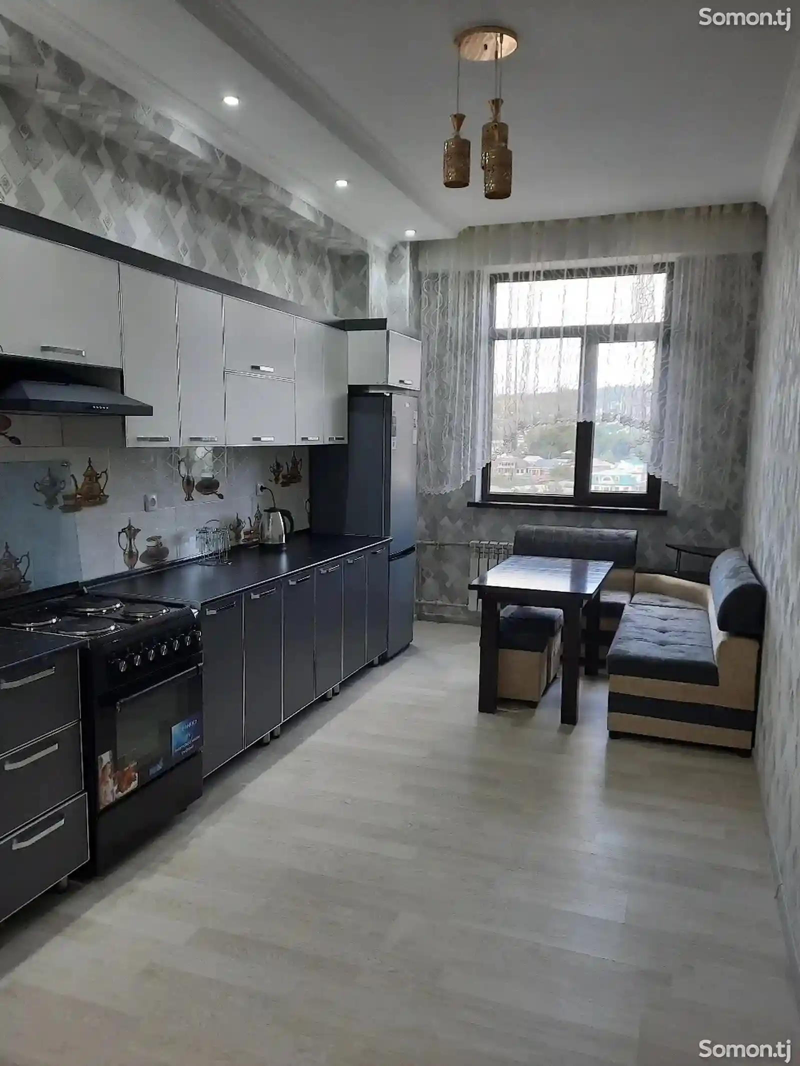 1-комн. квартира, 9 этаж, 60 м², Шохмансур-3