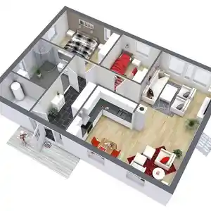 2-комн. квартира, 10 этаж, 54 м², Поворот Ленинграда