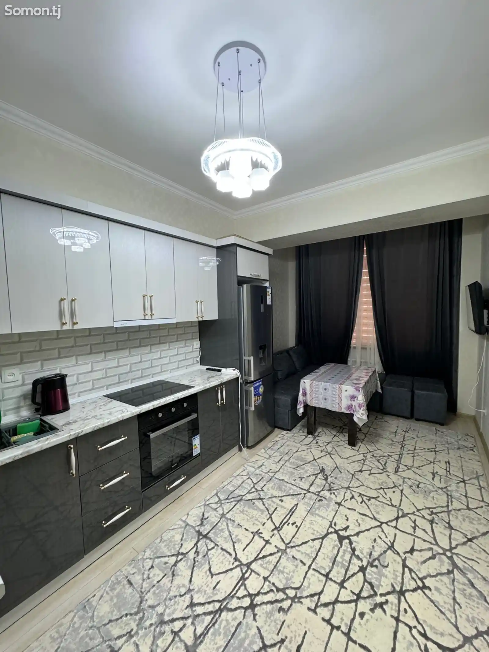 1-комн. квартира, 5 этаж, 60 м², Шохмансур-2