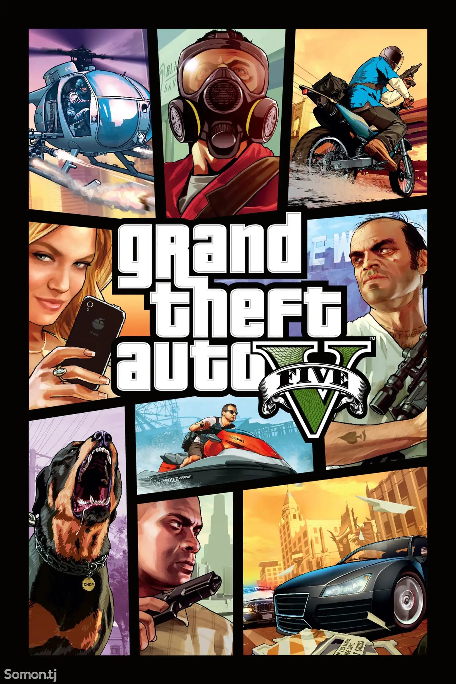 Бозии PS4 Grand Theft Auto V GTA 5 Premium Edition-1