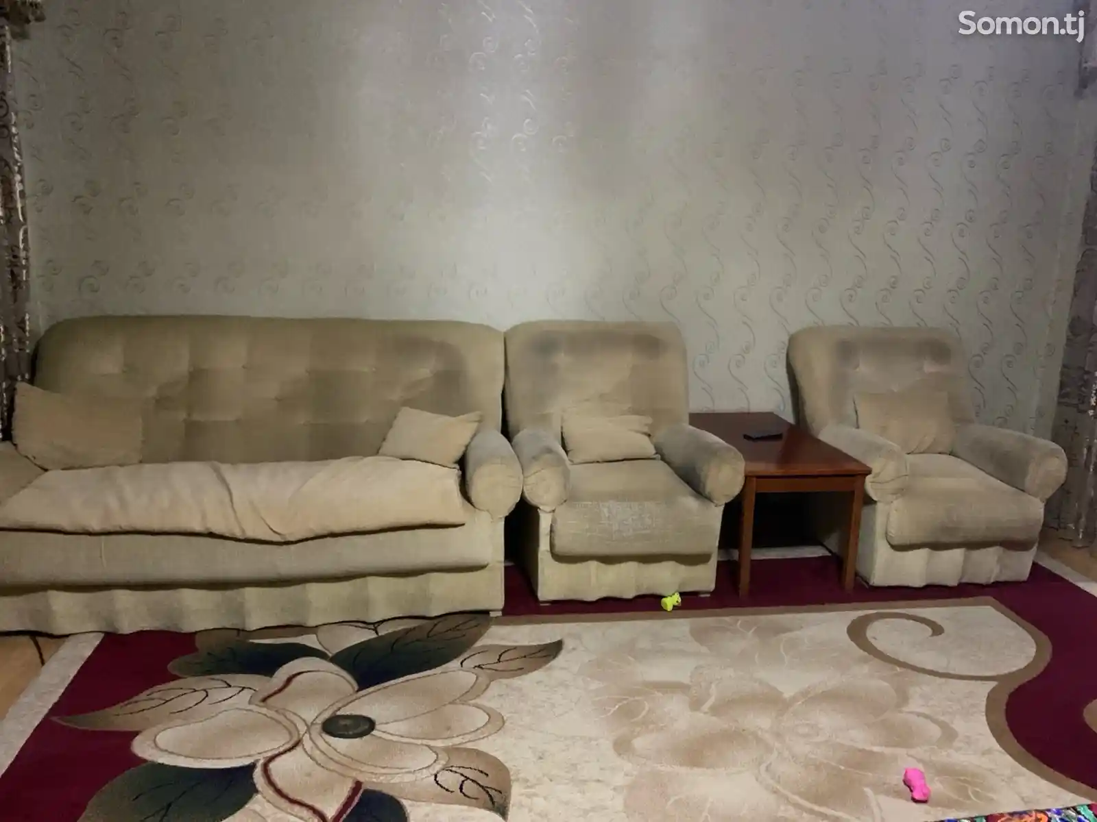 Раскладной диван с креслами-2