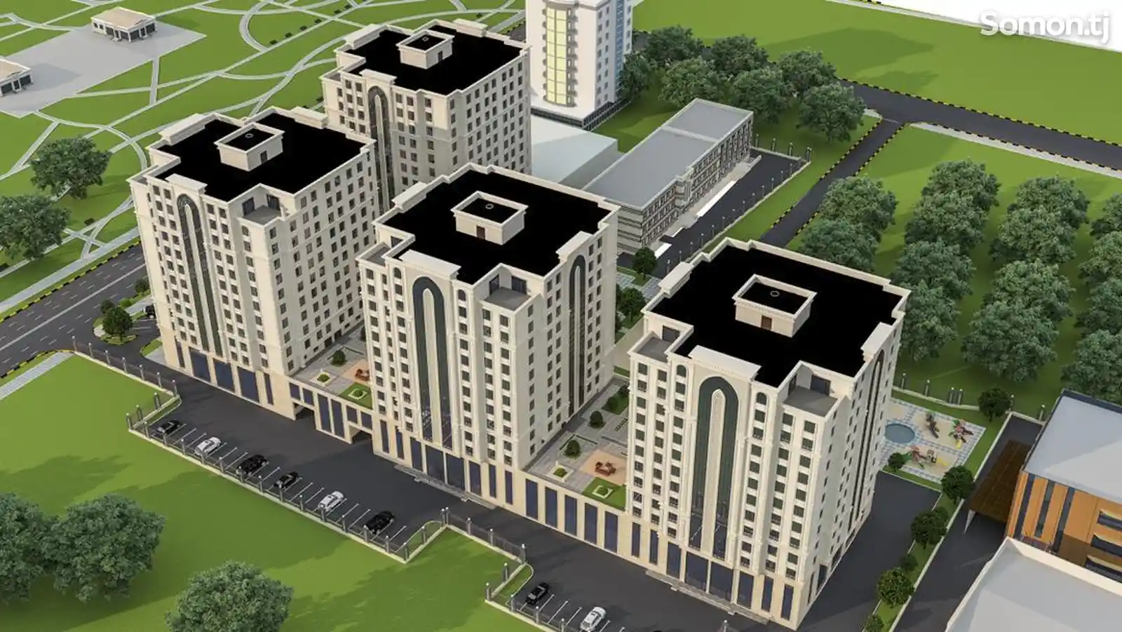 3-комн. квартира, 13 этаж, 140 м², Душанбе-2