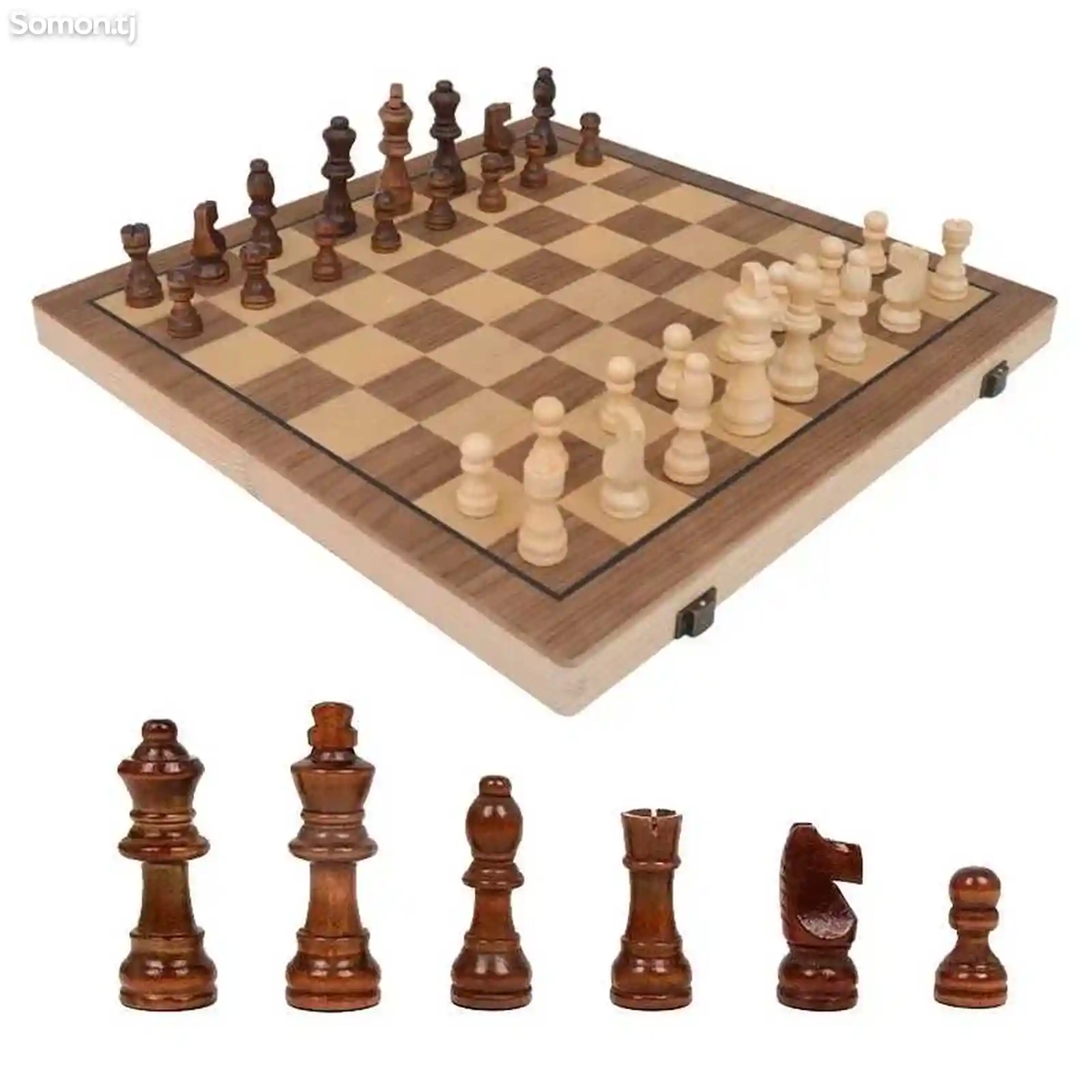 Магнитные шахматы и шашки 2в1-4