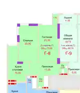 3-комн. квартира, 4 этаж, 76 м², 82 микрорайон-3