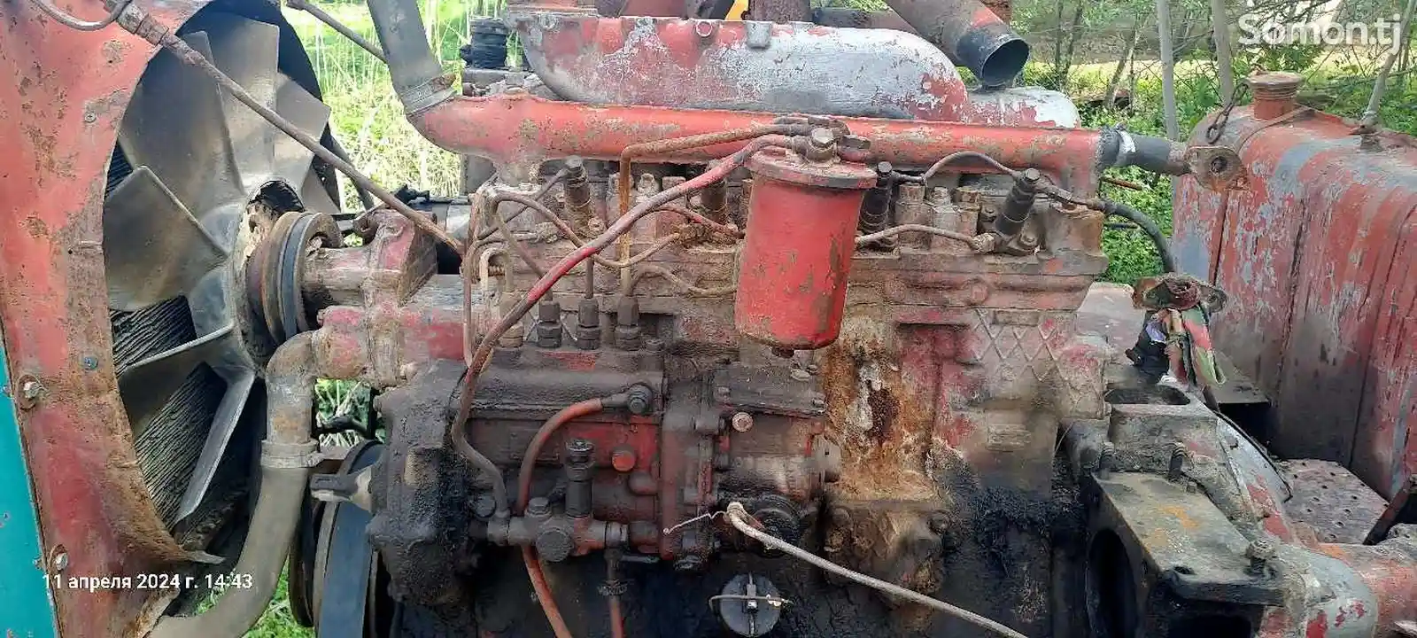 Двигатель от трактора-4
