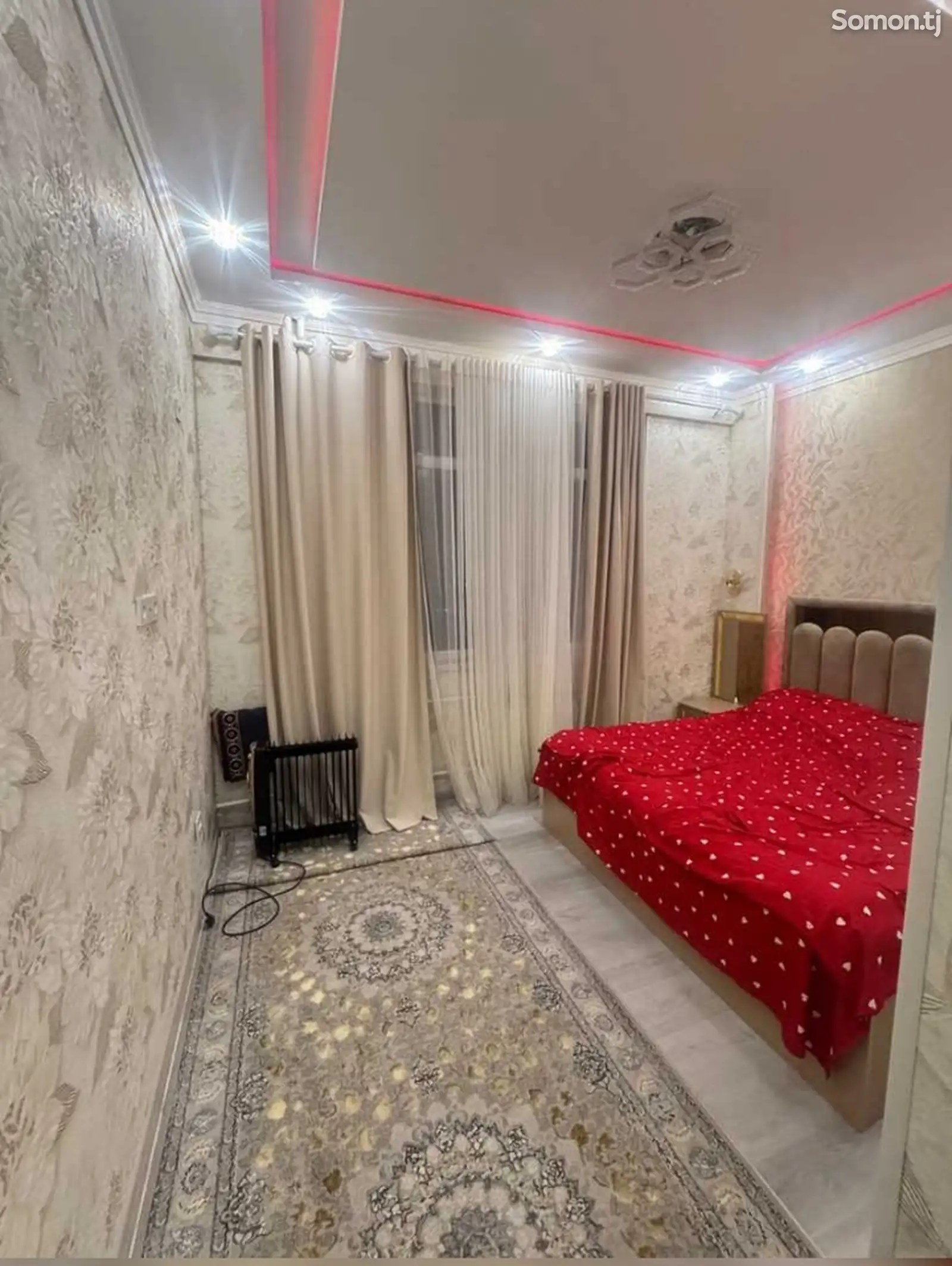 2-комн. квартира, 12 этаж, 60м², бозори мехргон-1