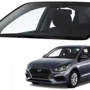 Лобовое стекло на Hyundai Solaris 2020